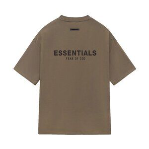 Fear of God Essentials Brown Short Sleeve Tee